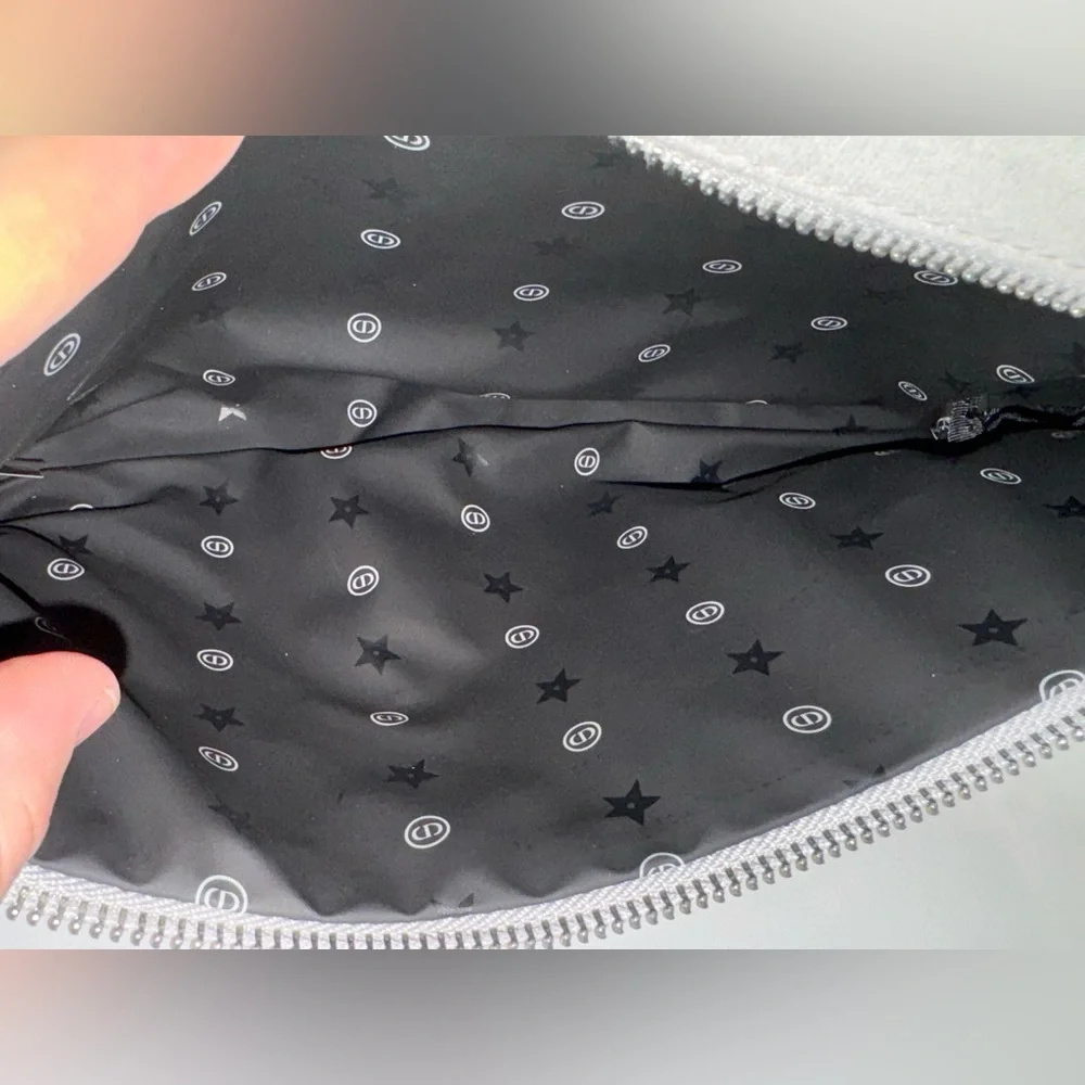 Dior Gray Suede Pouch